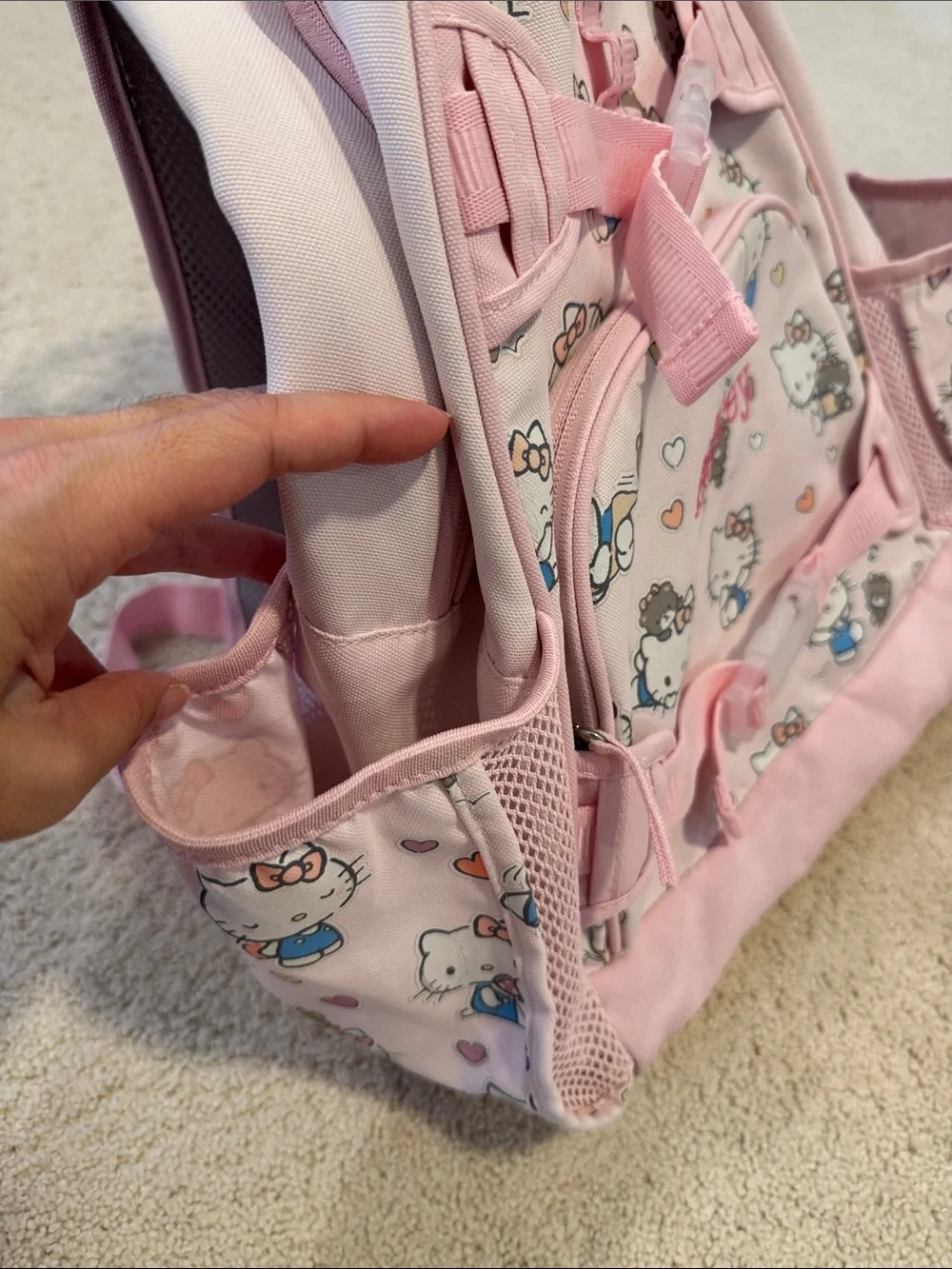 Pottery Barn Kids Aubrey Backpack & Lunch Bag Set - Hello Kitty Print